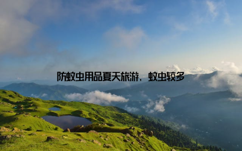 防蚊虫用品夏天旅游, 蚊虫较多