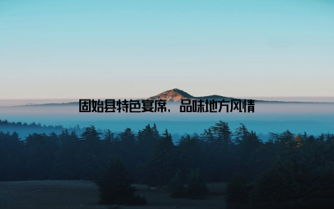 固始县特色宴席, 品味地方风情