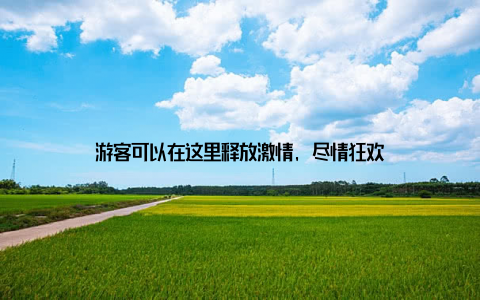 游客可以在这里释放激情, 尽情狂欢