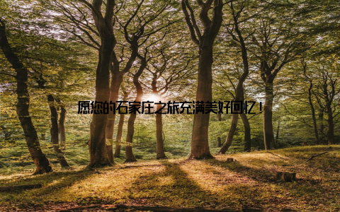 愿您的石家庄之旅充满美好回忆!