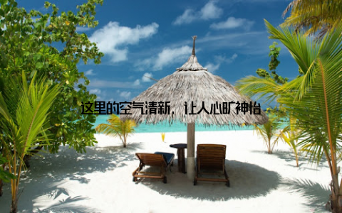 这里的空气清新, 让人心旷神怡