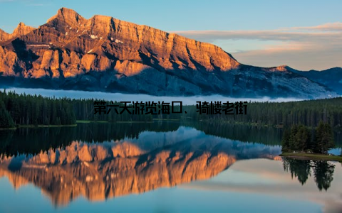 第六天游览海口、骑楼老街